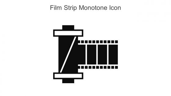 Film Strip Monotone Icon In Powerpoint Pptx Png And Editable Eps Format