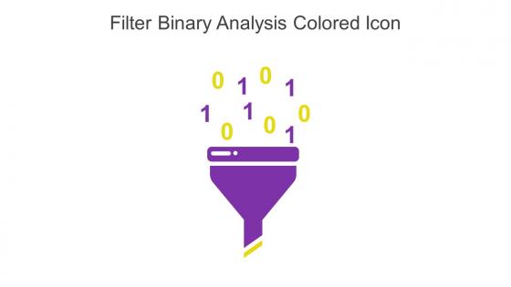 Filter Binary Analysis Colored Icon In Powerpoint Pptx Png And Editable Eps Format