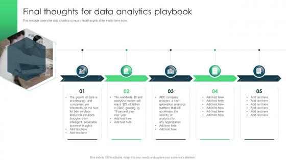 Final Thoughts For Data Analytics Playbook Ppt Slides Example File