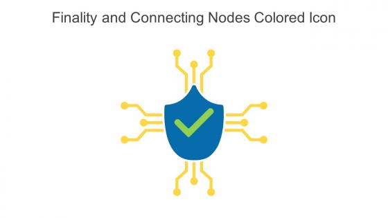 Finality And Connecting Nodes Colored Icon In Powerpoint Pptx Png And Editable Eps Format