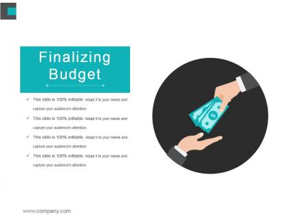 Finalizing budget powerpoint presentation examples