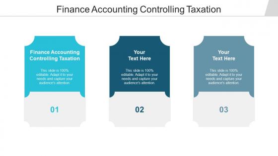 Finance accounting controlling taxation ppt powerpoint presentation layouts tips cpb