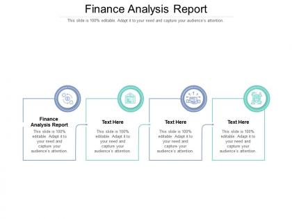 Finance analysis report ppt powerpoint presentation slides example topics cpb