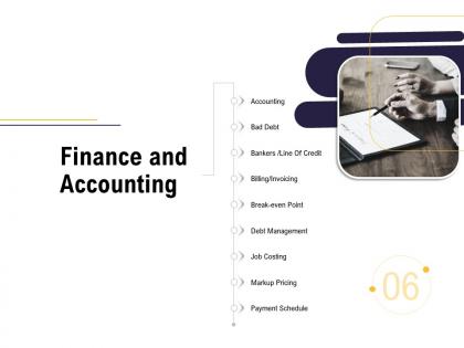 Finance and accounting business process analysis ppt template