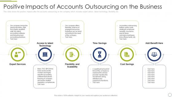 Finance and accounting business process positive impacts of accounts outsourcing