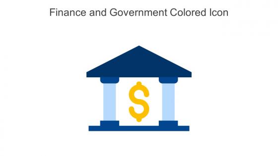 Finance And Government Colored Icon In Powerpoint Pptx Png And Editable Eps Format