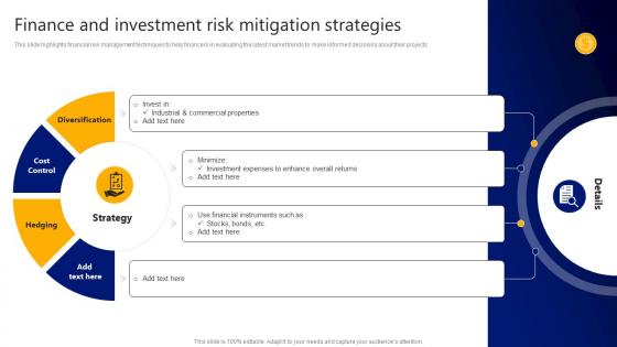 Finance And Investment Risk Mitigation Strategies
