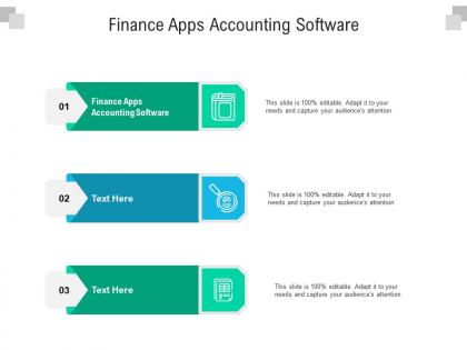 Finance apps accounting software ppt powerpoint presentation model influencers cpb