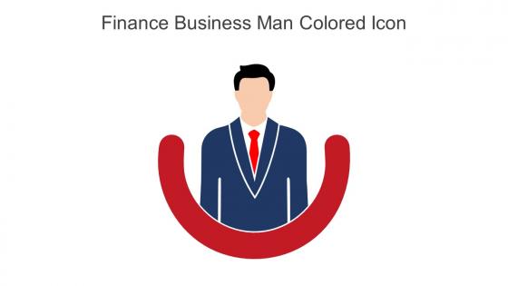Finance Business Man Colored Icon In Powerpoint Pptx Png And Editable Eps Format