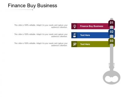 Finance buy business ppt powerpoint presentation professional portfolio cpb