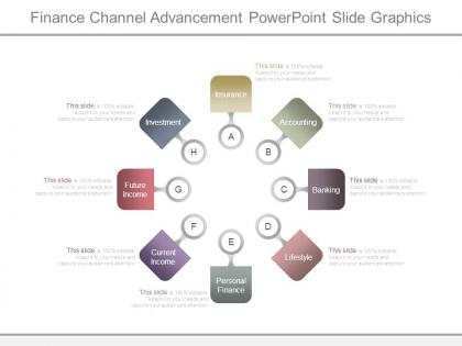 Finance channel advancement powerpoint slide graphics