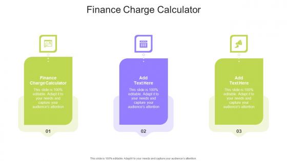Finance Charge Calculator In Powerpoint And Google Slides Cpb