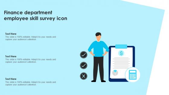 Finance Department Employee Skill Survey Icon