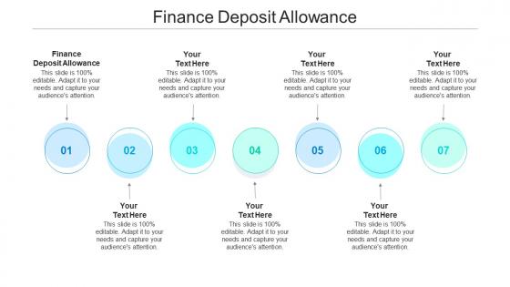 Finance deposit allowance ppt powerpoint presentation icon graphic images cpb