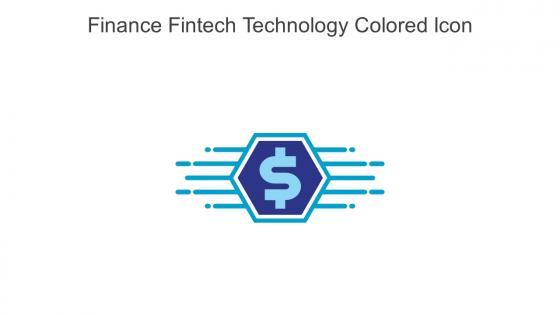 Finance Fintech Technology Colored Icon In Powerpoint Pptx Png And Editable Eps Format