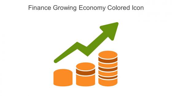 Finance Growing Economy Colored Icon In Powerpoint Pptx Png And Editable Eps Format