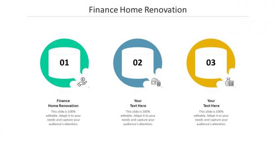 Finance home renovation ppt powerpoint presentation infographic template designs cpb