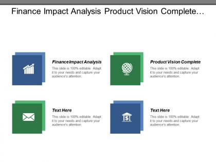 Finance impact analysis product vision complete market assessment