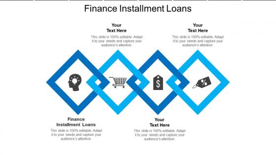 Finance installment loans ppt powerpoint presentation model tips cpb