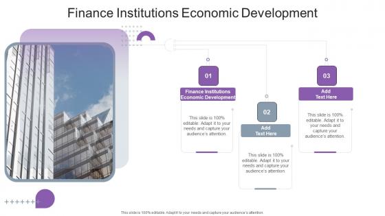 Finance institutions economic development in powerpoint and google slides cpb