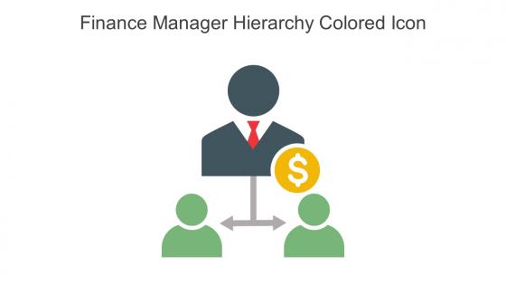 Finance Manager Hierarchy Colored Icon In Powerpoint Pptx Png And Editable Eps Format