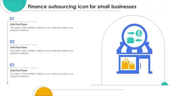 Finance Outsourcing Icon For Small Businesses