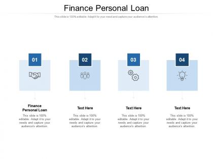 Finance personal loan ppt powerpoint presentation layouts structure cpb