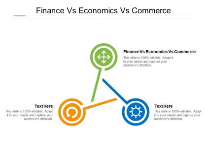 Finance vs economics vs commerce ppt powerpoint presentation show themes cpb