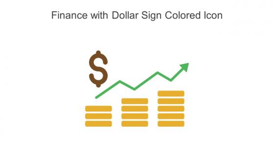 Finance With Dollar Sign Colored Icon In Powerpoint Pptx Png And Editable Eps Format