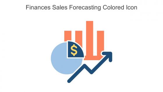 Finances Sales Forecasting Colored Icon In Powerpoint Pptx Png And Editable Eps Format