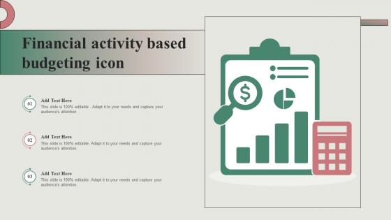 Financial Activity Based Budgeting Icon