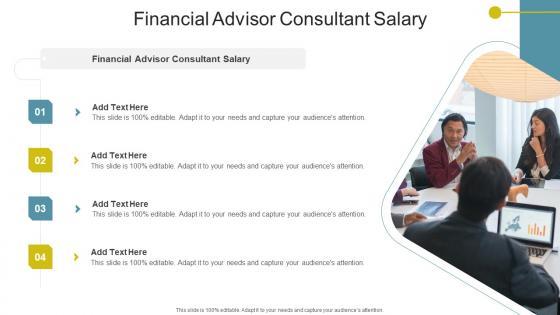 Financial Advisor Consultant Salary In Powerpoint And Google Slides Cpb