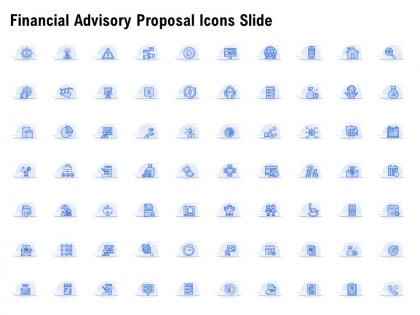 Financial advisory proposal icons slide l1187 ppt powerpoint ideas