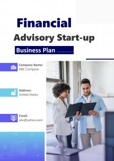 Financial Advisory Start Up Business Plan Pdf Word Document