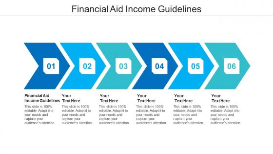Financial aid income guidelines ppt powerpoint presentation professional format ideas cpb