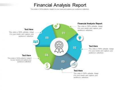 Financial analysis report ppt powerpoint presentation ideas format ideas cpb