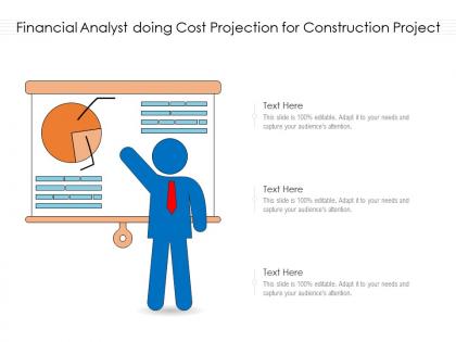 Financial analyst doing cost projection for construction project