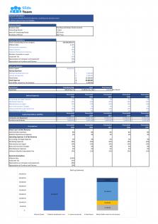 Financial And Valuation For Planning Branding And Design Studio Business Plan In Excel BP XL