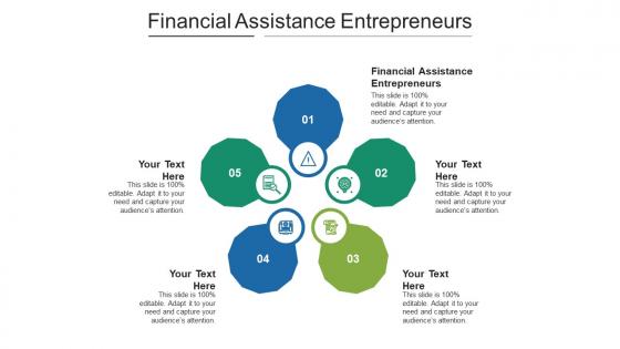Financial assistance entrepreneurs ppt powerpoint presentation icon ideas cpb