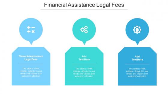 Financial Assistance Legal Fees Ppt Powerpoint Presentation Inspiration Images Cpb