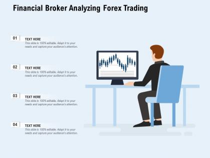 Financial broker analyzing forex trading