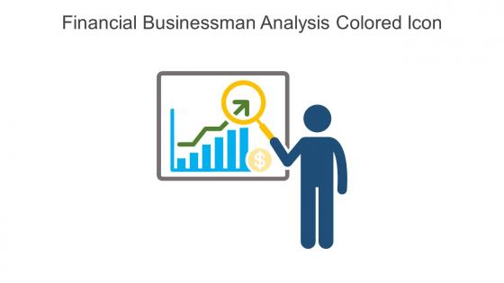 Financial Businessman Analysis Colored Icon In Powerpoint Pptx Png And Editable Eps Format