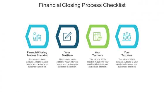 Financial closing process checklist ppt powerpoint presentation infographics vector cpb