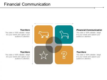 Financial communication ppt powerpoint presentation infographic template inspiration cpb