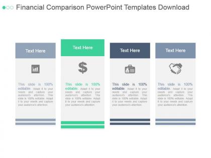 Financial comparison powerpoint templates download