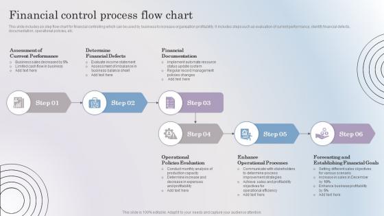 Financial Control Process Flow Chart