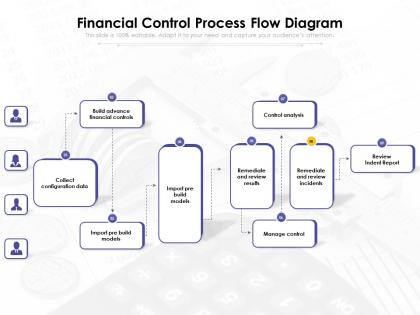 Financial control process flow diagram