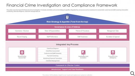 Financial Crime Investigation And Compliance Framework