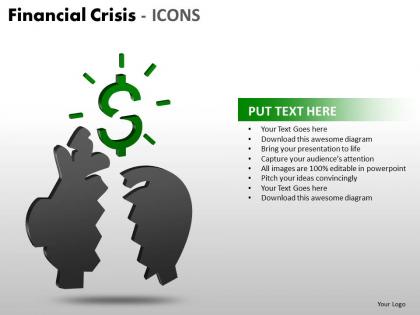 Financial crisis icons ppt 2 17