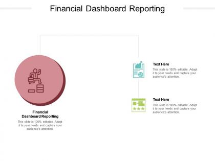 Financial dashboard reporting ppt powerpoint presentation pictures good cpb